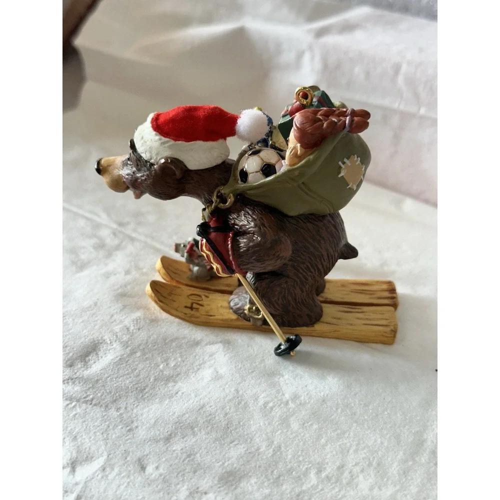 Hallmark KEEPSAKE Ornament #1 Downhill Delivery‎ Nick & Christopher 2004
